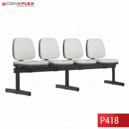 Longarina 4 Lugares Job Curitiba Demeflex