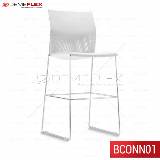 Banqueta Connect Cromada Curitiba Demeflex