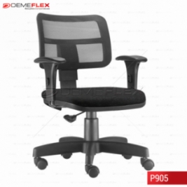 Cadeira Giratória Base Reta Preta Executiva Ergonomica Zip Curitiba Demeflex