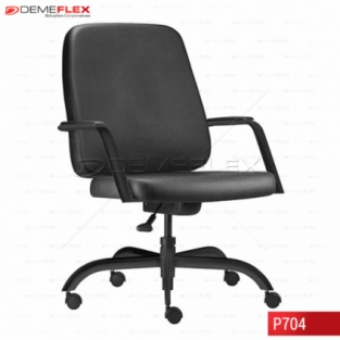 Cadeira Giratória Base Arcada Preta Diretor Maxxer 2 Curitiba Demeflex